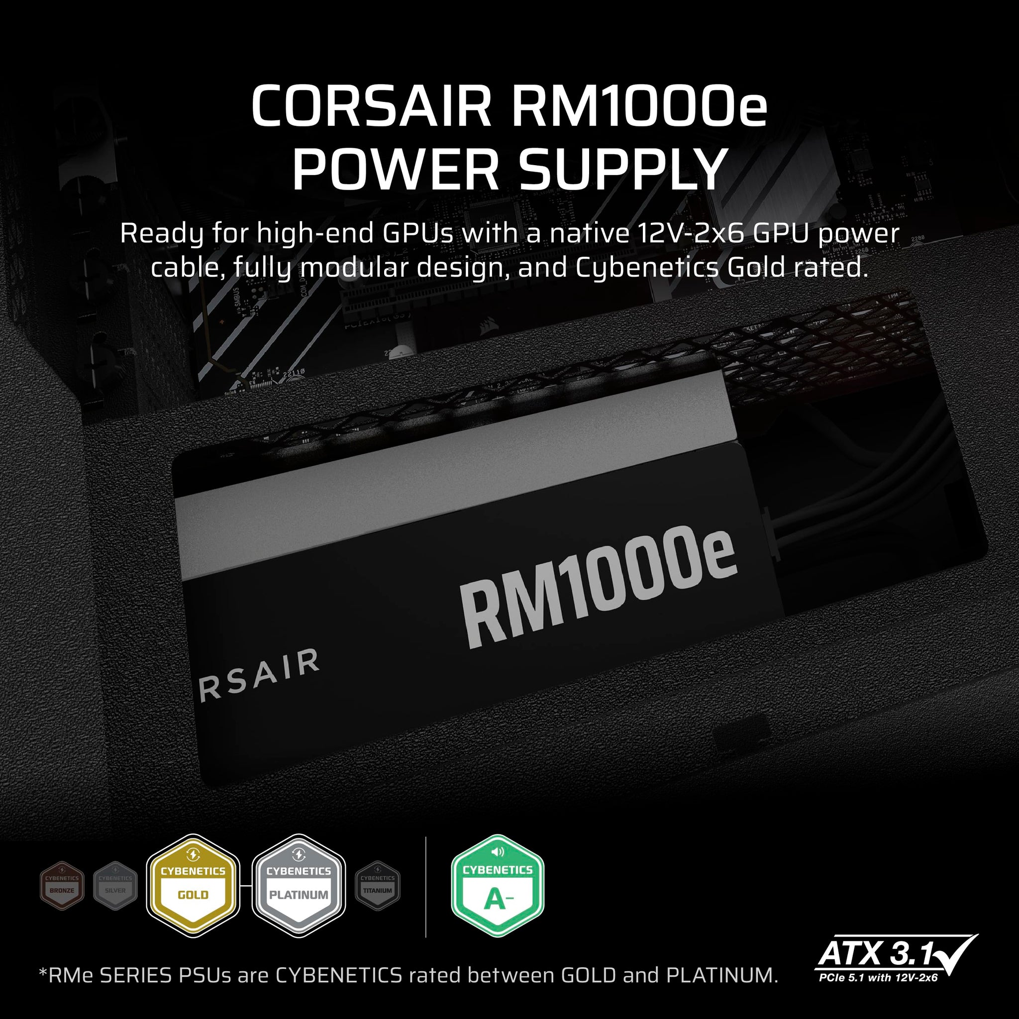 Corsair RM650e Fully Modular Low Noise Power Supply