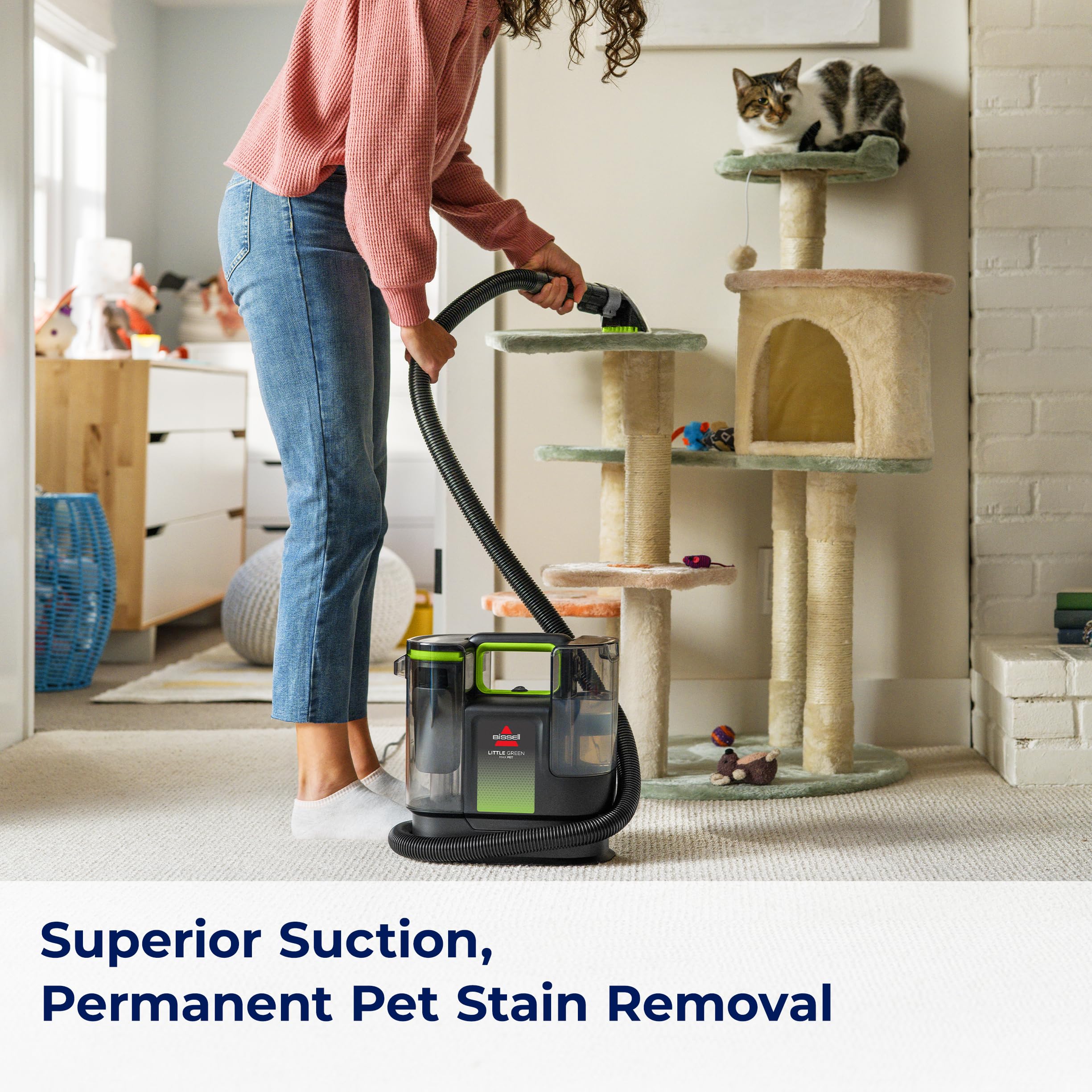 BISSELL Little Green Max Pet Carpet Cleaner with Stain Tool