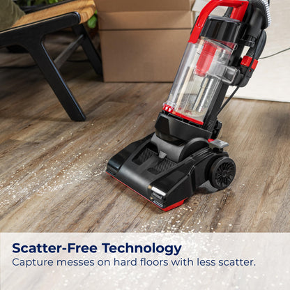 Bissell CleanView Compact Turbo Upright Vacuum with Quick Release Wand, Full Size Power, Compact Size for Apartments & Dorms, 3437F