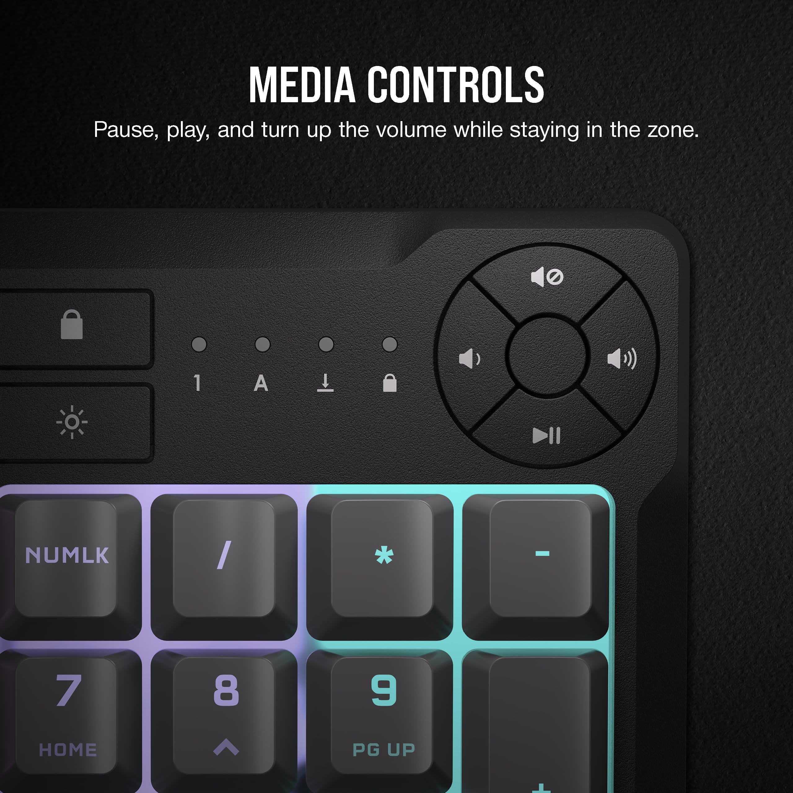 Corsair K55 RGB Pro Gaming Keyboard with Macro Keys