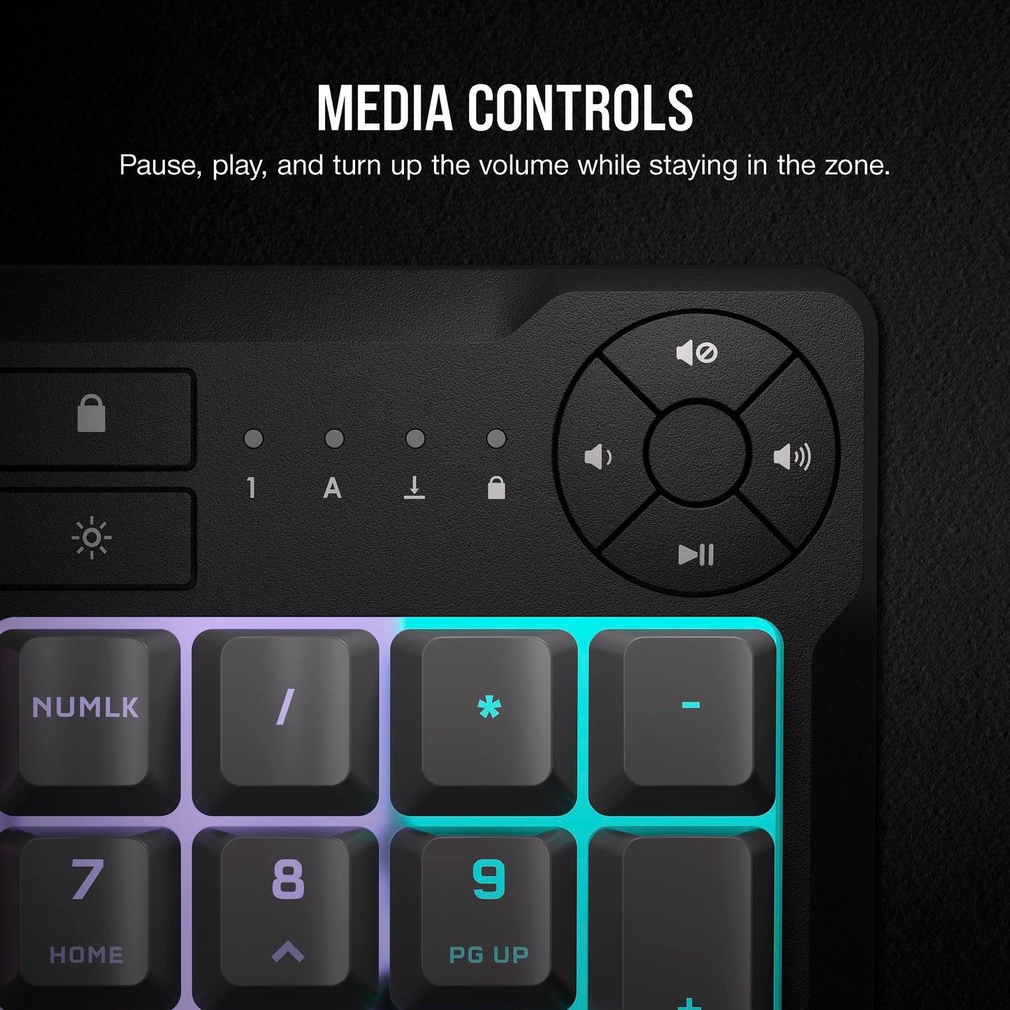 Corsair K55 RGB Pro Gaming Keyboard with Macro Keys