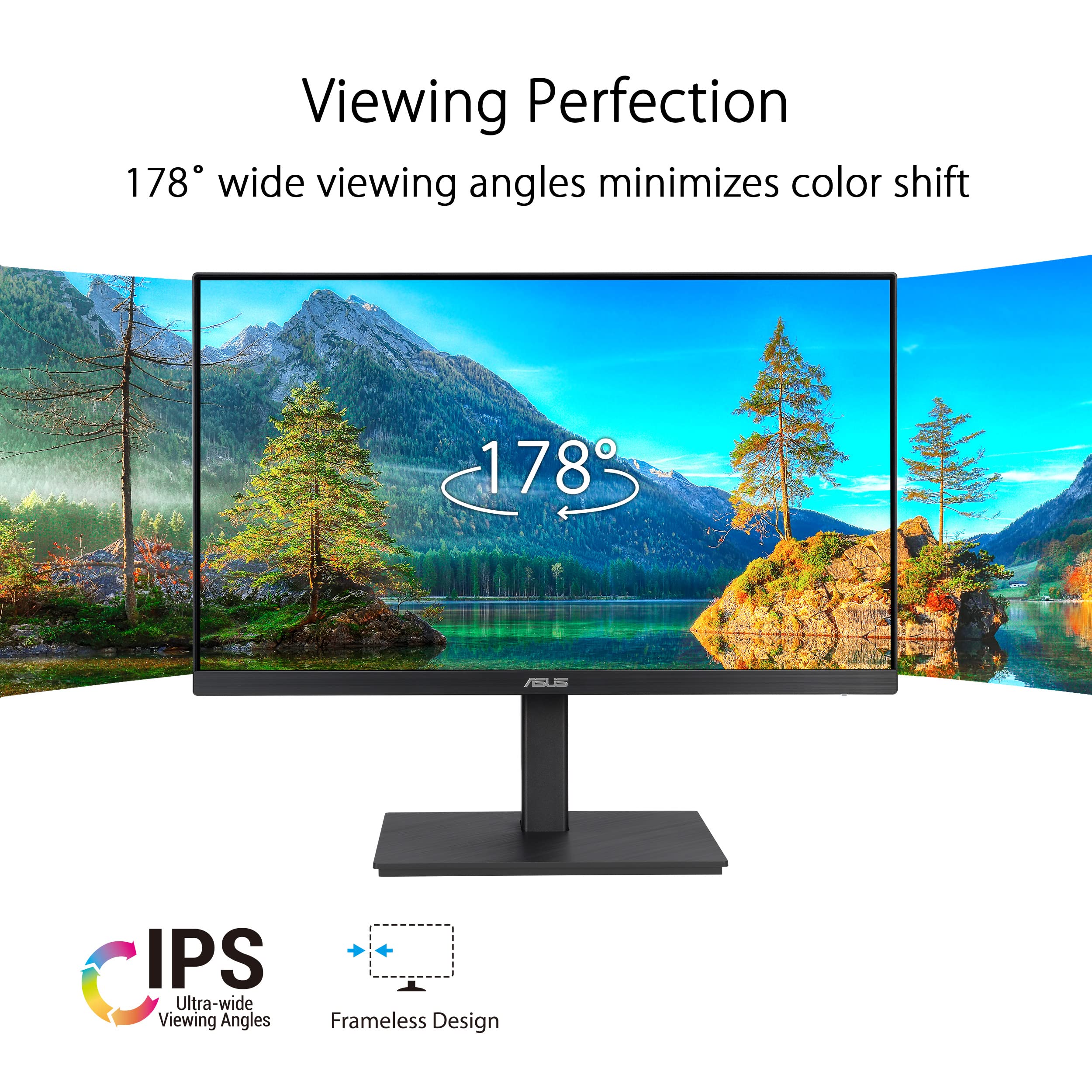 ASUS 24 Inch Full HD Eye Care Monitor with 120Hz Refresh Rate