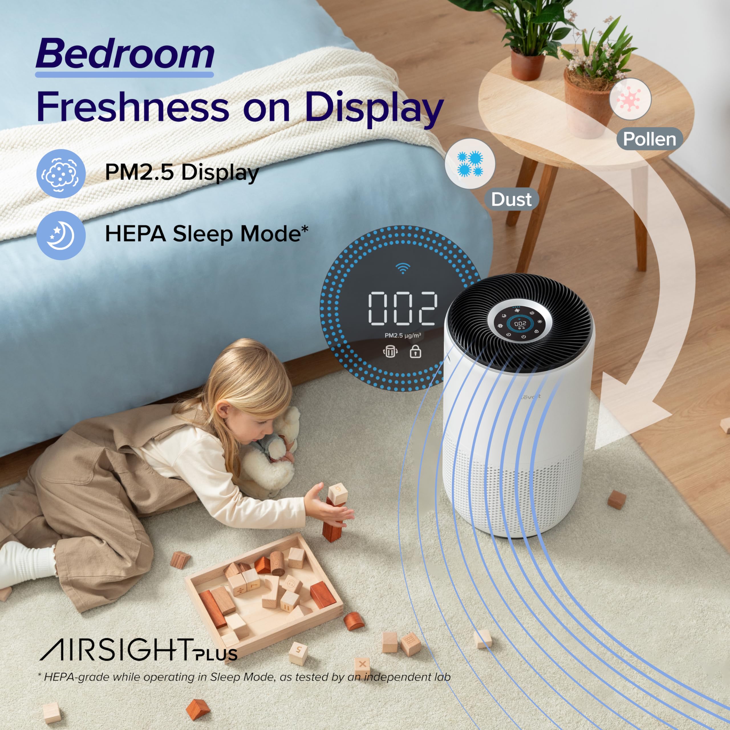 Levoit Smart Air Purifier for Large Rooms