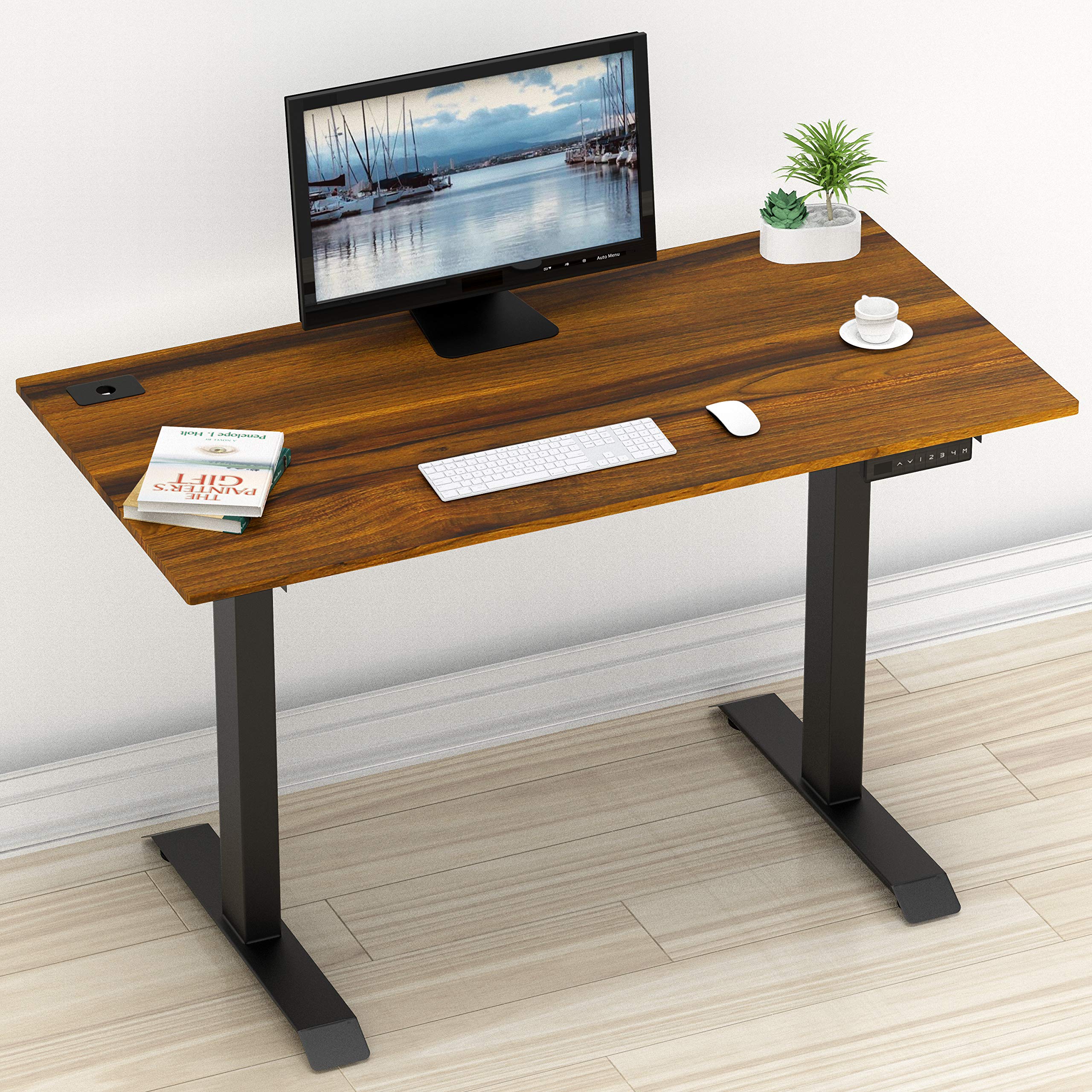 Height Adjustable Standing Desk with Memory Preset Feature