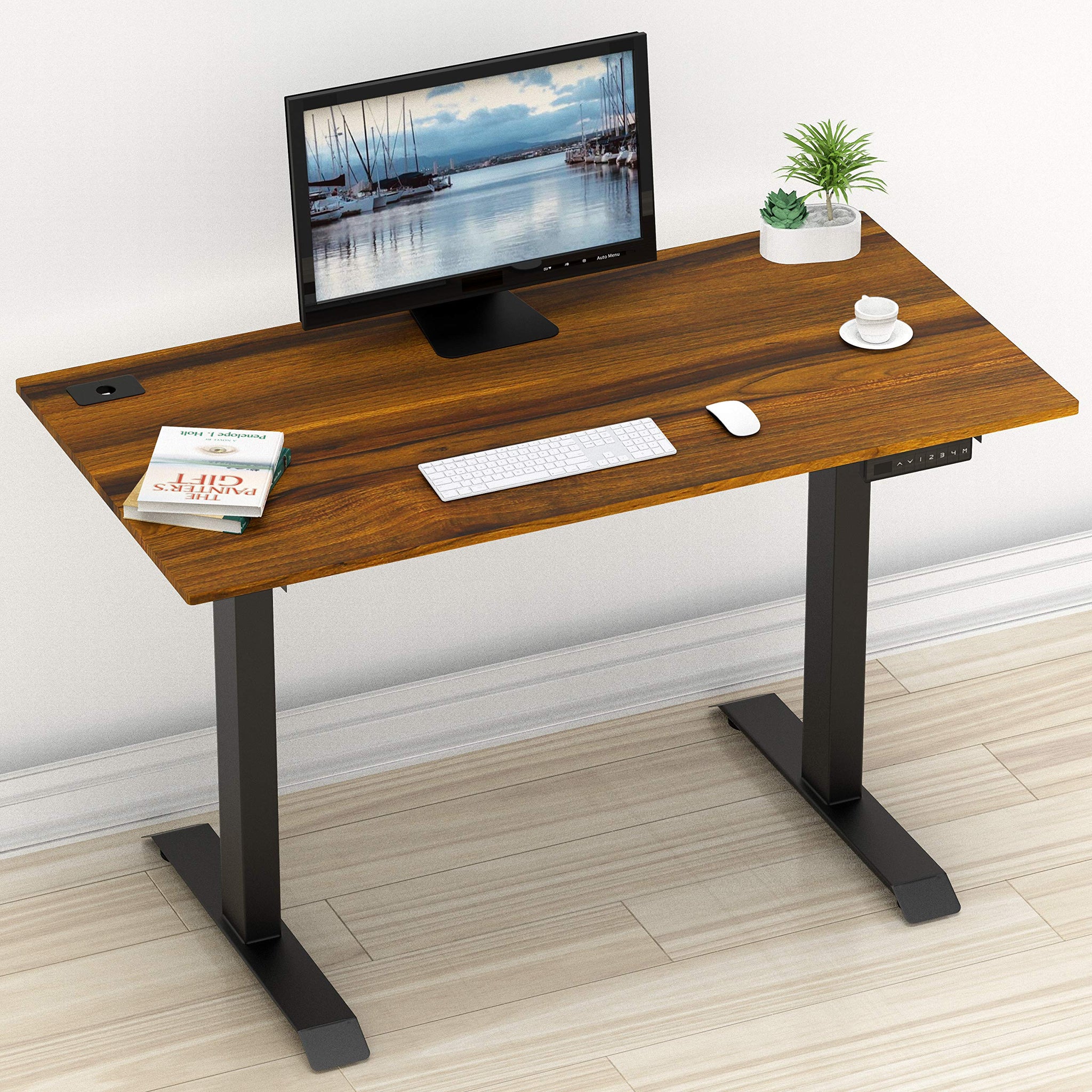 Height Adjustable Standing Desk with Memory Preset Feature