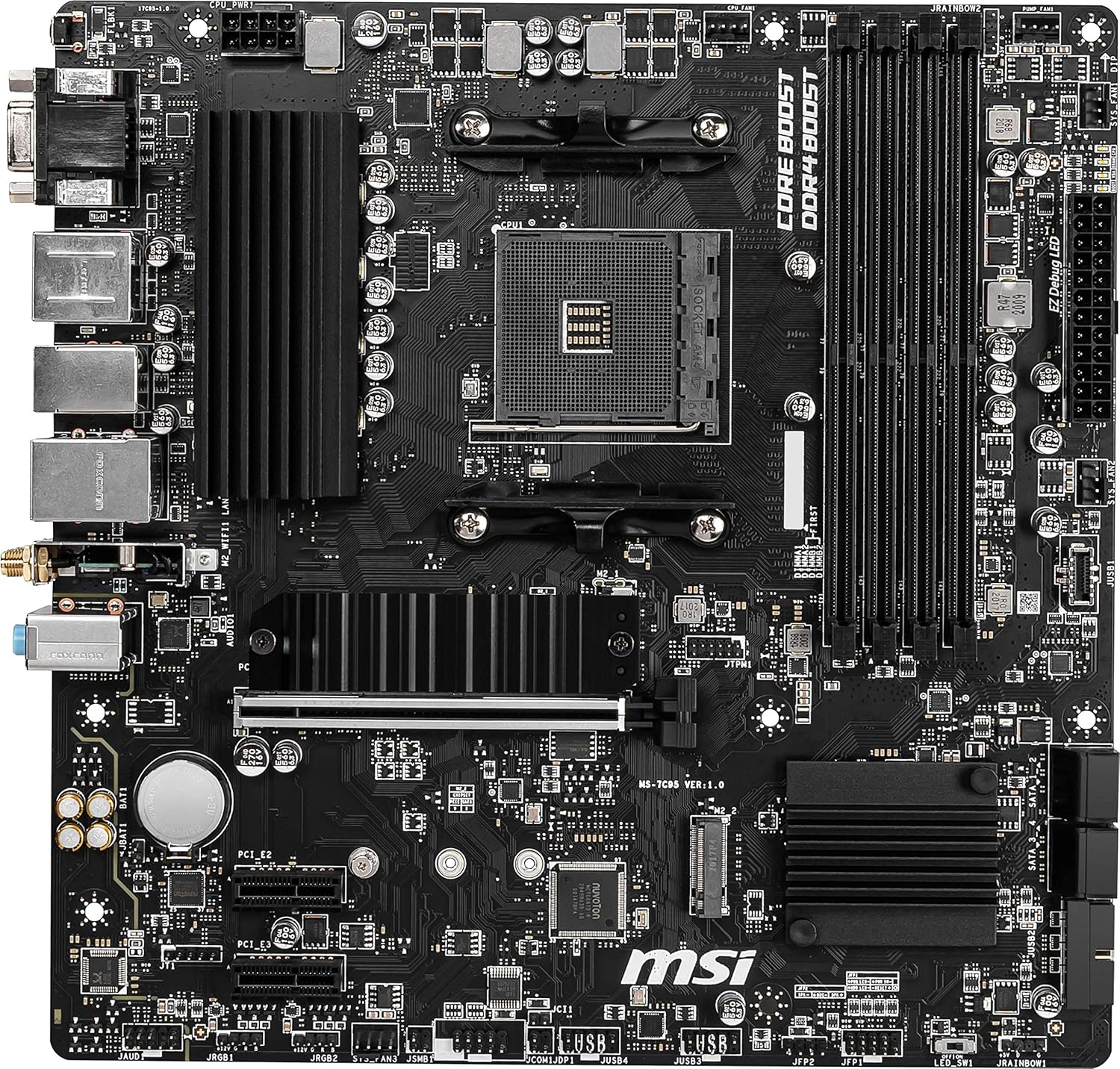 MSI B550M PRO-VDH WiFi Motherboard for AMD Ryzen Performance