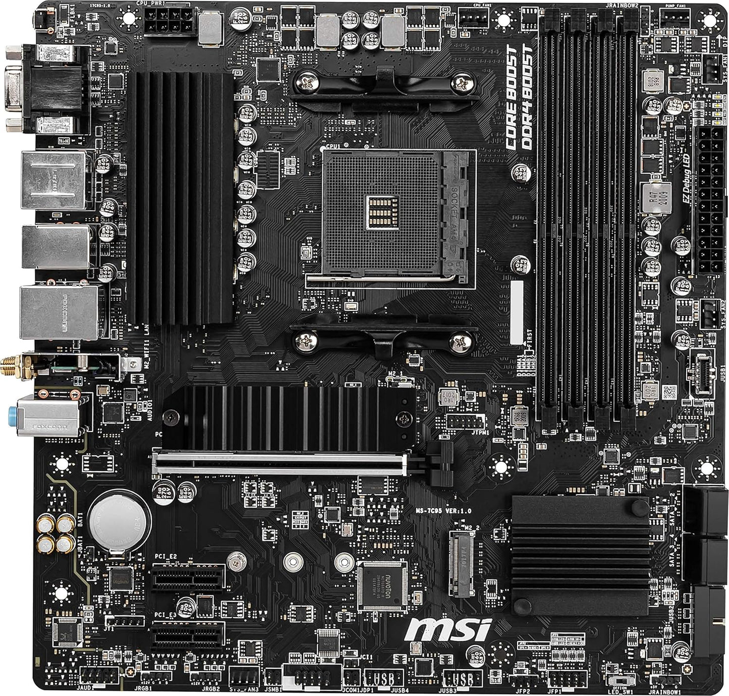 MSI B550M PRO-VDH WiFi Motherboard for AMD Ryzen Performance