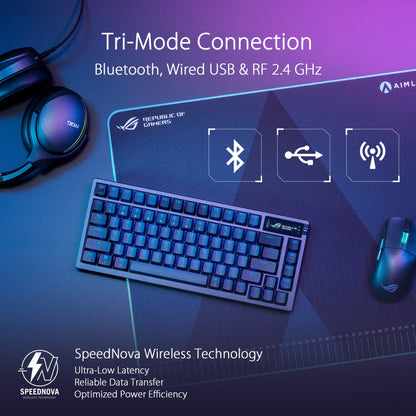 ASUS ROG Azoth Wireless Custom Gaming Keyboard Benefits